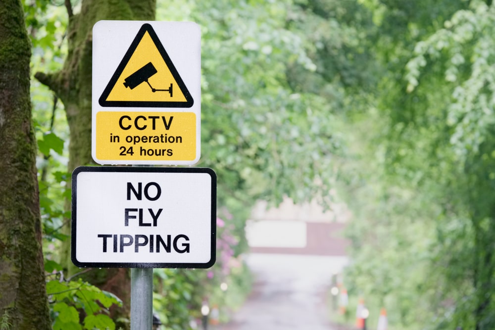no fly tipping
