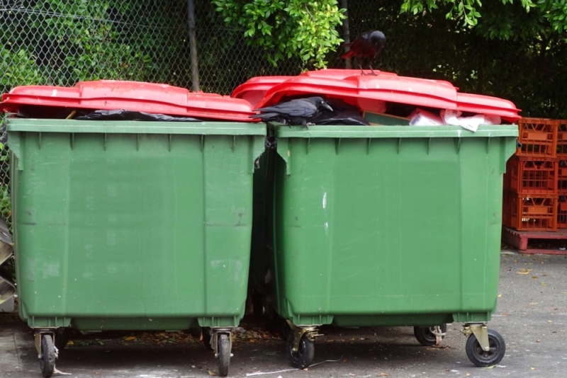 Weekly bin collection service household & commercial waste